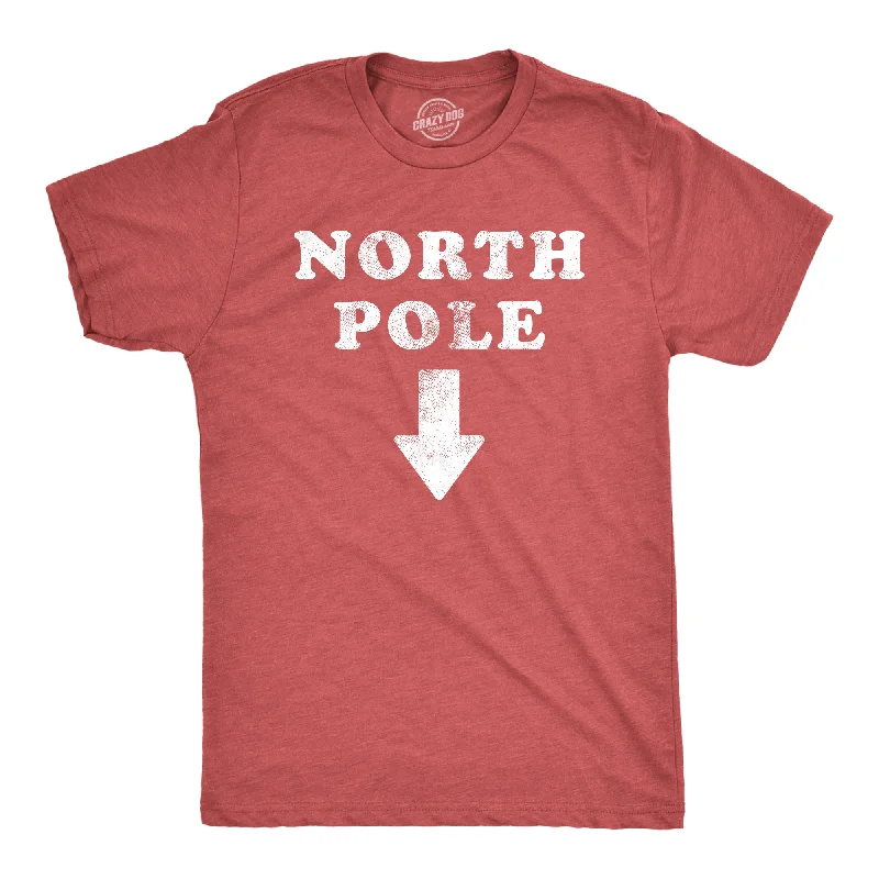 Men's quick-dry sports t-shirt-North Pole Here Men's T Shirt