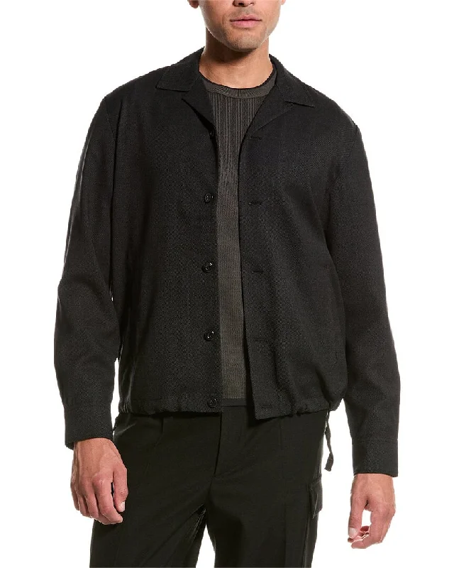 Men's modern utility jacket-rag & bone Finlay Wool-Blend Shirt Jacket