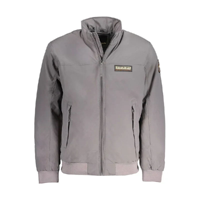 Men's summer fleece jacket-Napapijri  Polyamide Men's Jacket