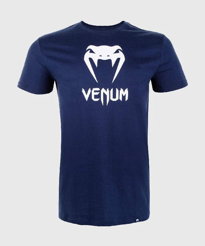 Men's UV-protection t-shirt-Venum Classic T-shirt - Navy Blue