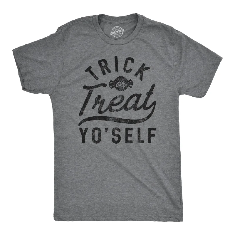 Men's quick-dry sports t-shirt-Trick Or Treat Yo'Self Men's T Shirt