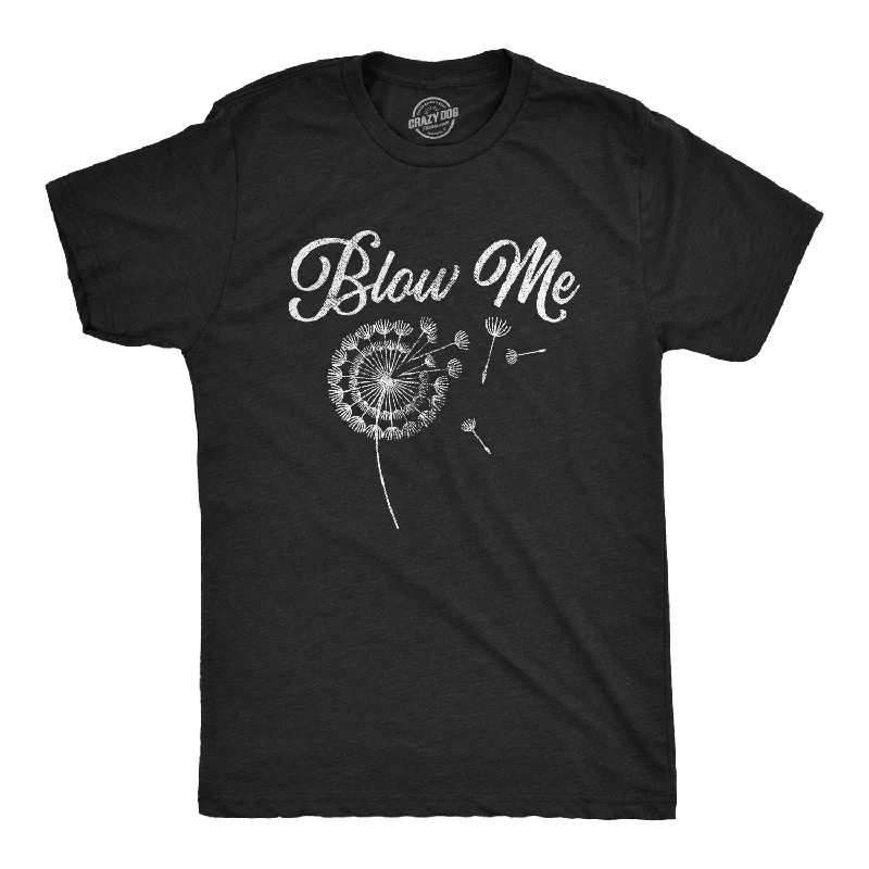 Men's organic cotton t-shirt-Blow Me Dandelion Men's T Shirt