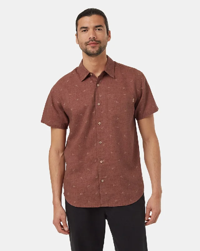 Men's modern travel wear shirt-Tent Mancos AOP Shirt