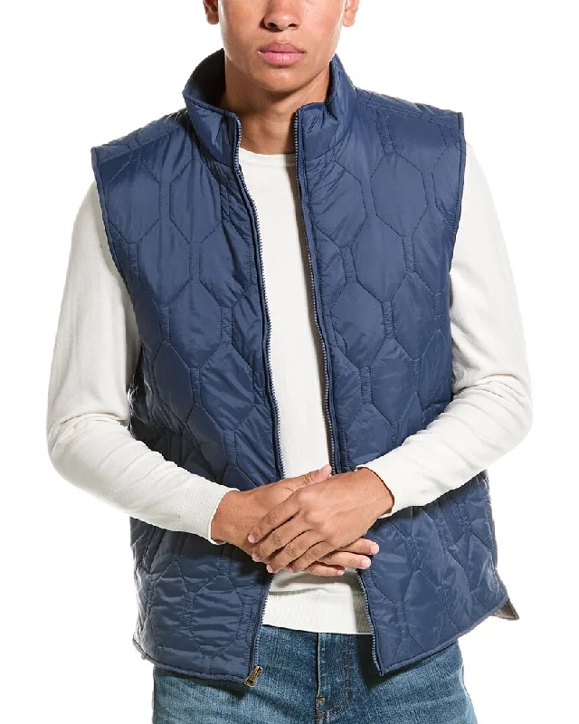 Men's ultra-light field jacket-WEATHERPROOF VINTAGE Hexagon Quilted Vest