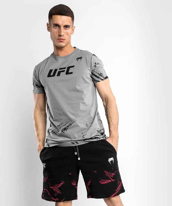 Men's breathable workout t-shirt-UFC Venum Authentic Fight Week 2.0 Men’s Short Sleeve T-Shirt - Grey