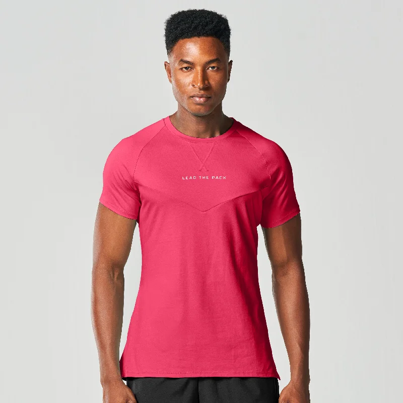 Men's fashion-forward t-shirt-Statement Tee 2.0 - Teaberry