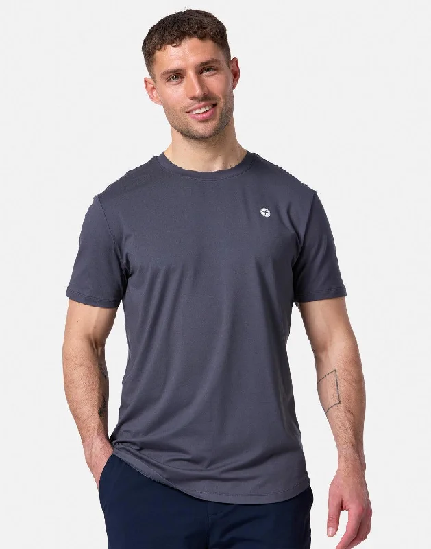 Men's fitted muscle t-shirt-Coffee Tee in Orbit