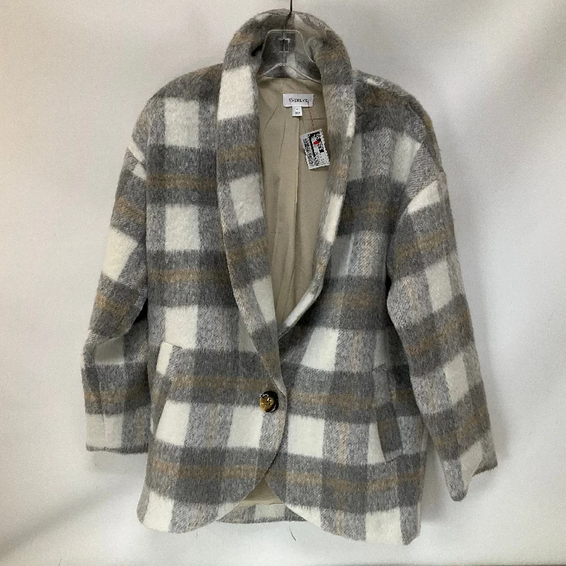 Men's adventure-ready fleece jacket-Jacket Other By Evereve In Plaid Pattern, Size: M