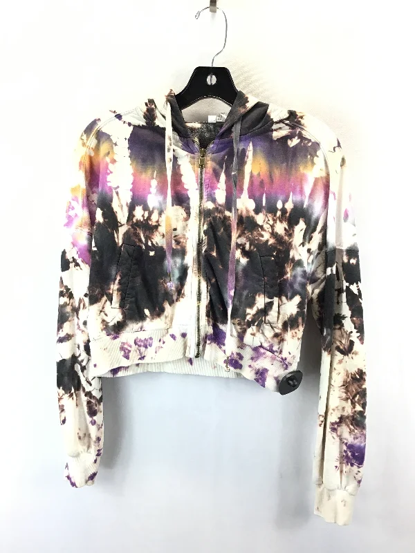 Men's wrinkle-free parka-Jacket Other By Young Fabulous & Broke In Tie Dye Print, Size: Xs