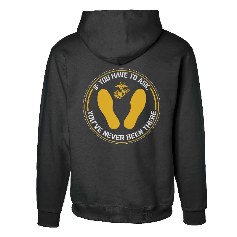 Men's adventure-ready hoodie-USMC Yellow Footprints Hoodie