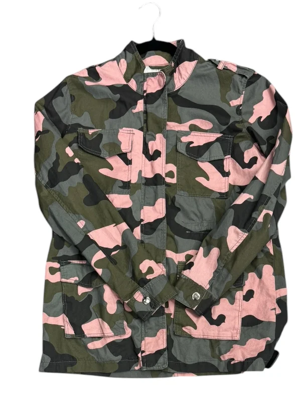 Men's durable raincoat-Jacket Other By Blue Rain In Camouflage Print, Size: S