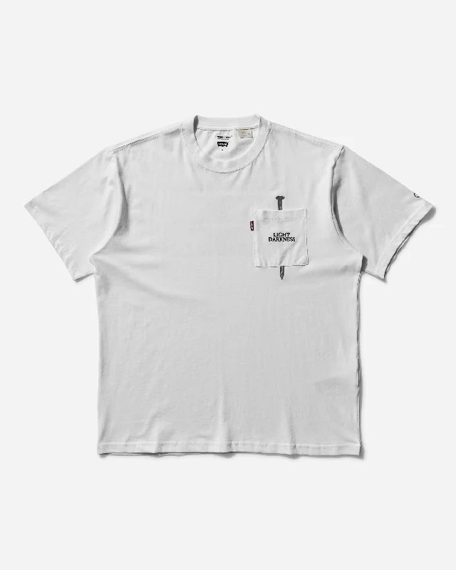 Men's organic cotton t-shirt-Men's UNDERCOVER T-Shirt White