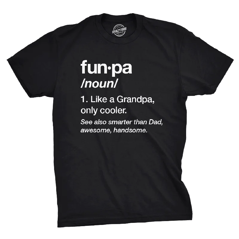 Men's vintage wash t-shirt-Funpa Definition Men's T Shirt