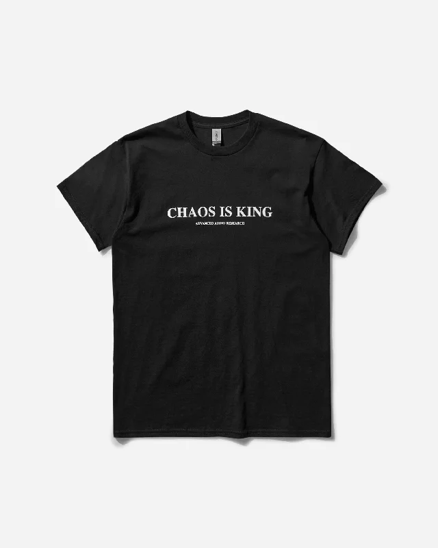 Men's thermoregulating t-shirt-Chaos is King T-Shirt Black