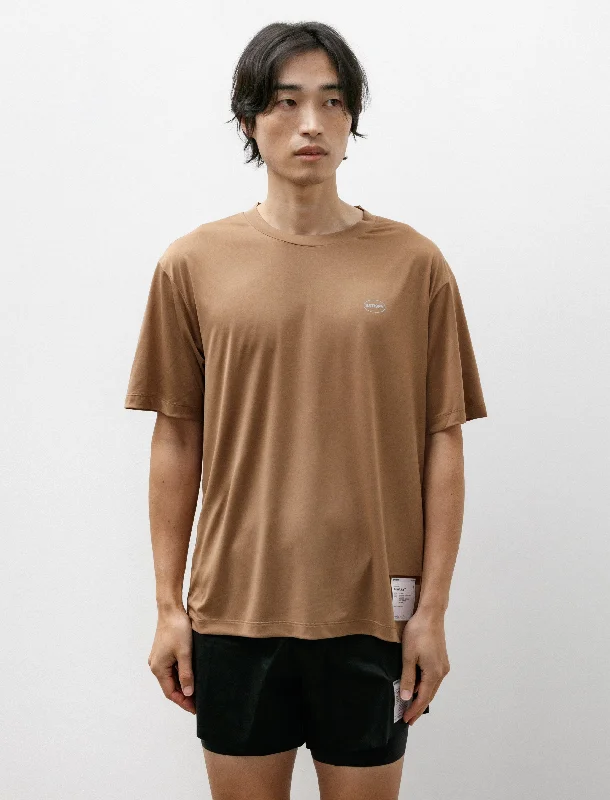 Men's distressed t-shirt-Auralite T-Shirt Pigment Mocha