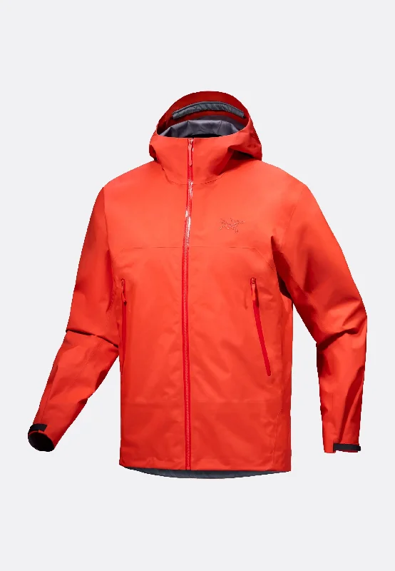 Men's tech-fabric puffer jacket-Beta Jacket - Solaris