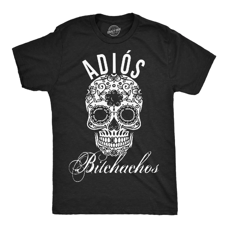 Men's vintage wash t-shirt-Bitchachos Skull Men's T Shirt