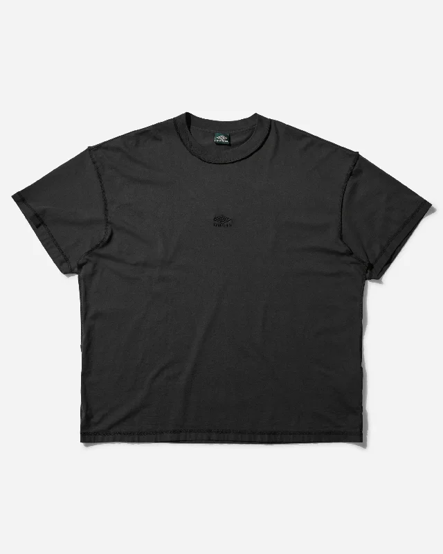 Men's breathable workout t-shirt-Men's Inside Out Logo T-Shirt Black