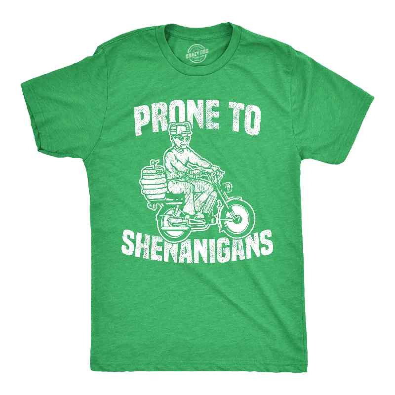 Men's breathable workout t-shirt-Prone To Shenanigans Men's T Shirt