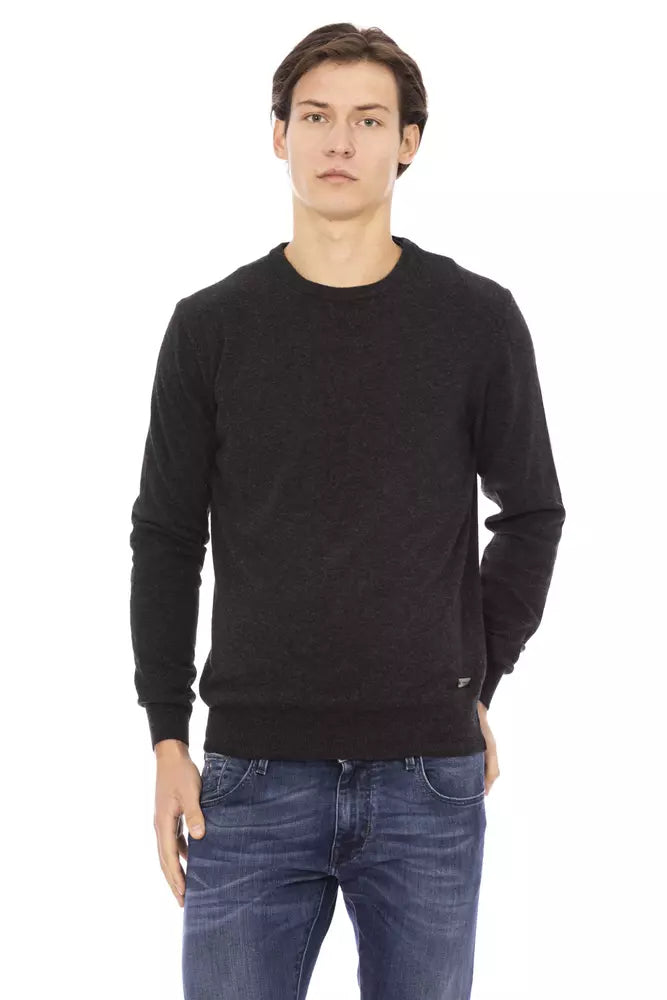 Men's merino wool sweater-Baldinini Trend  Wool Men's Sweater