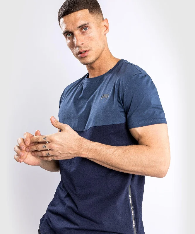 Men's thermoregulating t-shirt-Venum Laser T-shirt - Navy Blue