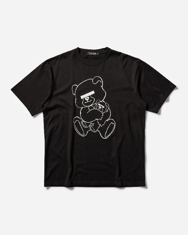 Men's moisture-control t-shirt-Men's Teddy Bear Signature T-Shirt Black