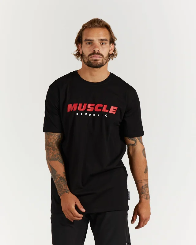 Men's unique design t-shirt-SYDNEY TEE OG - BLACK