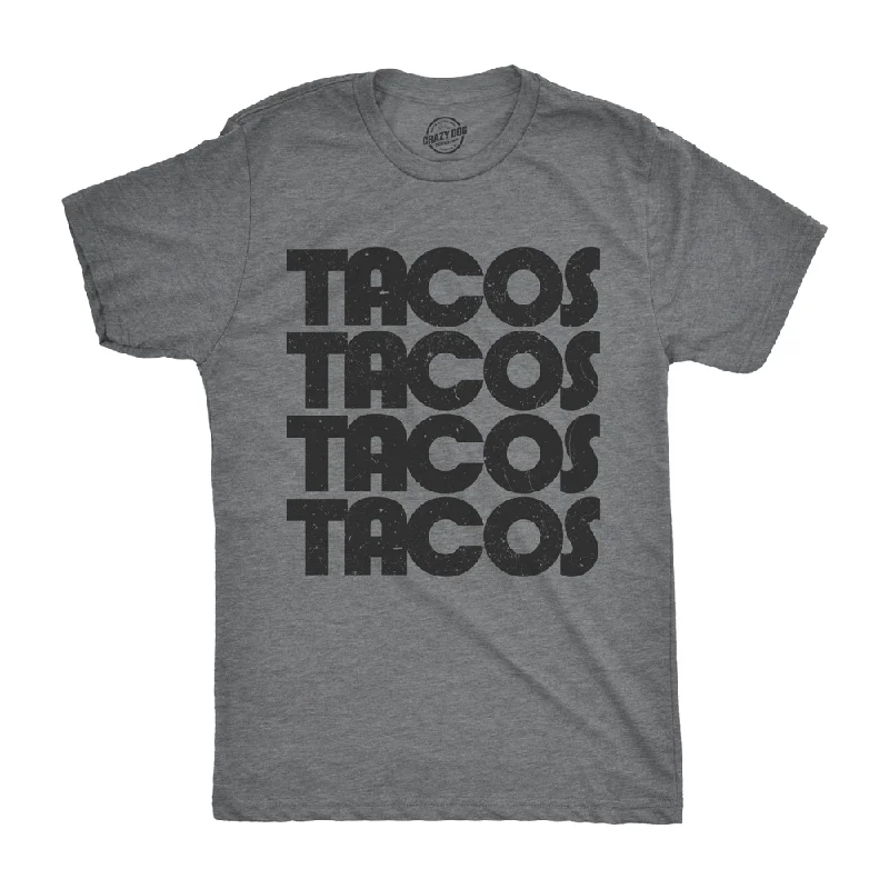 Men's silky-soft t-shirt-Tacos Tacos Tacos Men's T Shirt