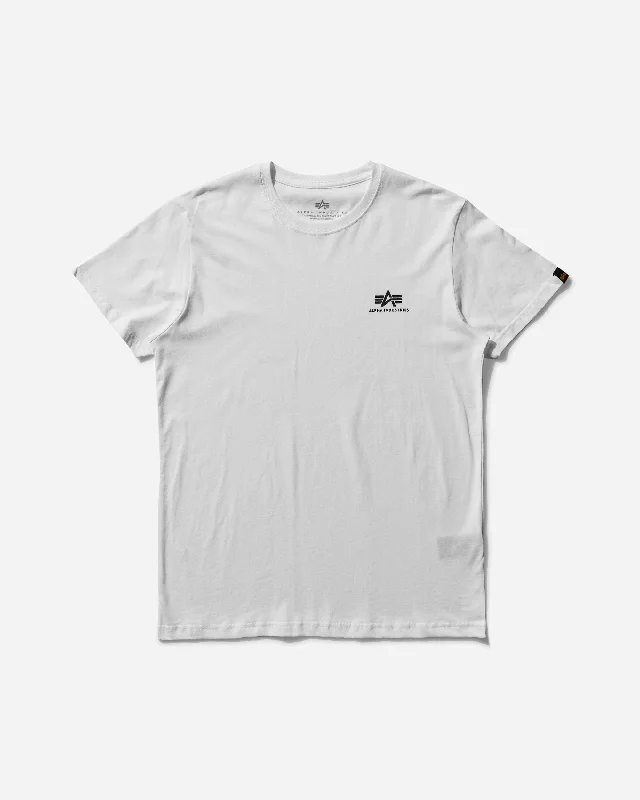 Men's classic fit t-shirt-Men's Basic Small Logo T-Shirt White