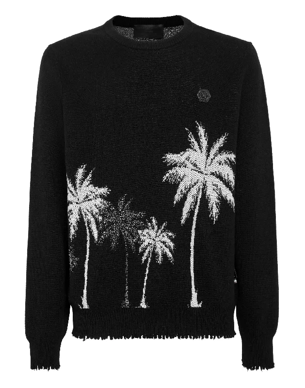 Men's uniform sweatshirt-Merino Wool Pullover LS Hawaii