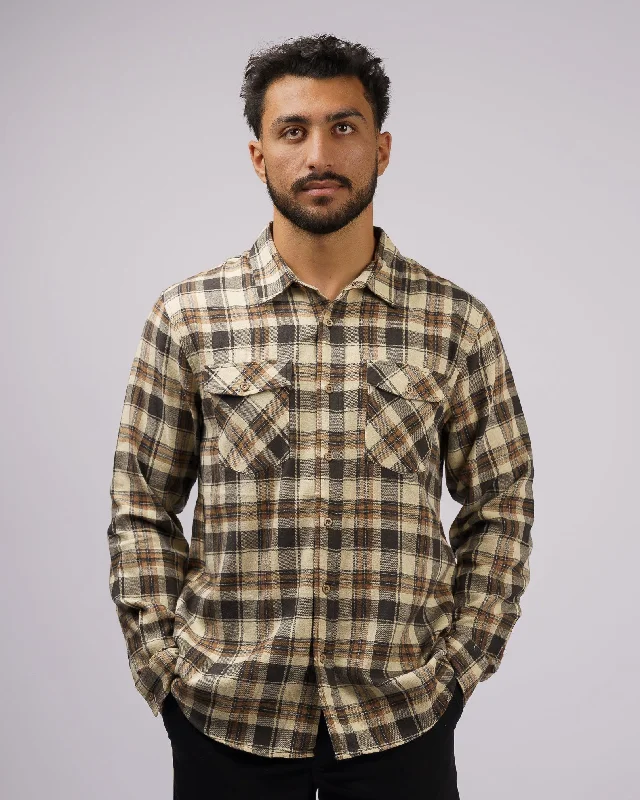 Men's summer casual wear shirt-Lubbock Flannel