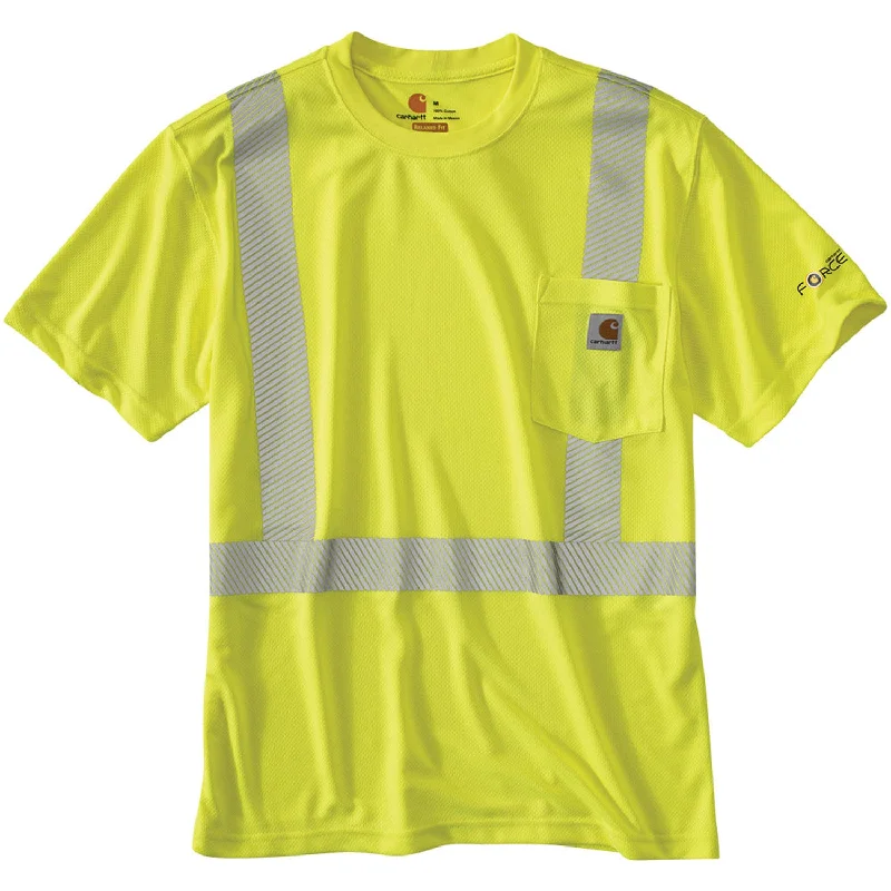 Men's high-performance t-shirt-Carhartt Men's Force Class 2 Hi-Vis Short Sleeve T-Shirt