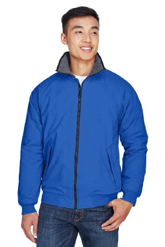 Men's cooling utility jacket-Devon & Jones Mens Classic Full Zip Jacket - True Royal Blue