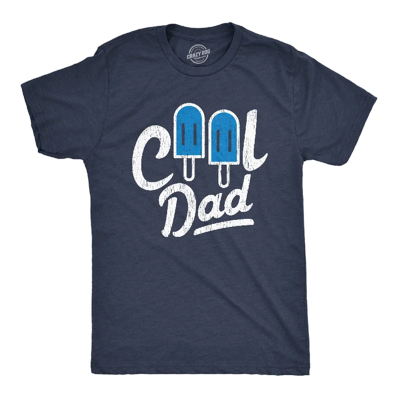 Men's relaxed fit t-shirt-Cool Dad Popsicle Men's T Shirt