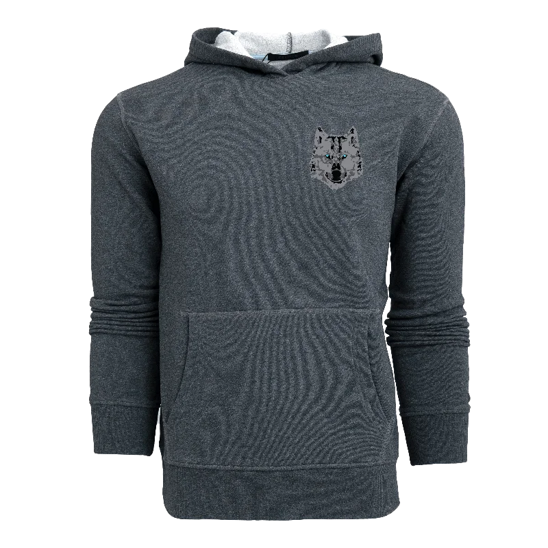 Men's versatile hoodie-Silver Wolf Lake Fleece Hoodie