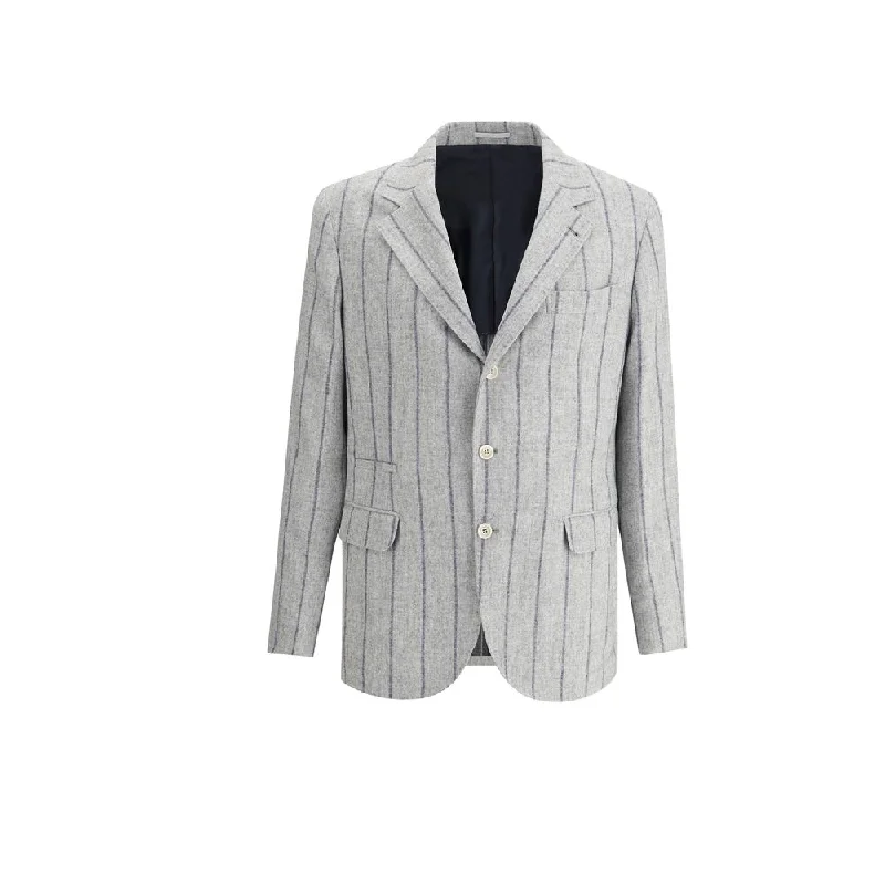 Men's functional windbreaker-Brunello Cucinelli Blazer Men's Jacket