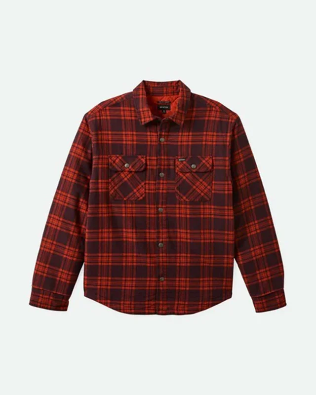 Men's organic office shirt-Bowery Quilted L/S Flannel