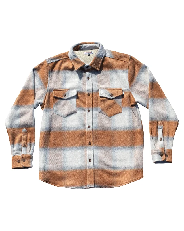 Men's quick-dry casual wear shirt-Mendocino Flannel Jacket