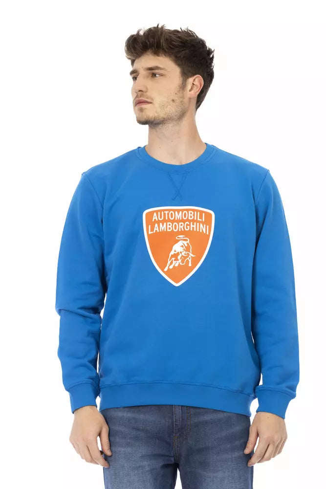 Men's outdoor knit-Automobili Lamborghini Cotton Men Men's Sweater