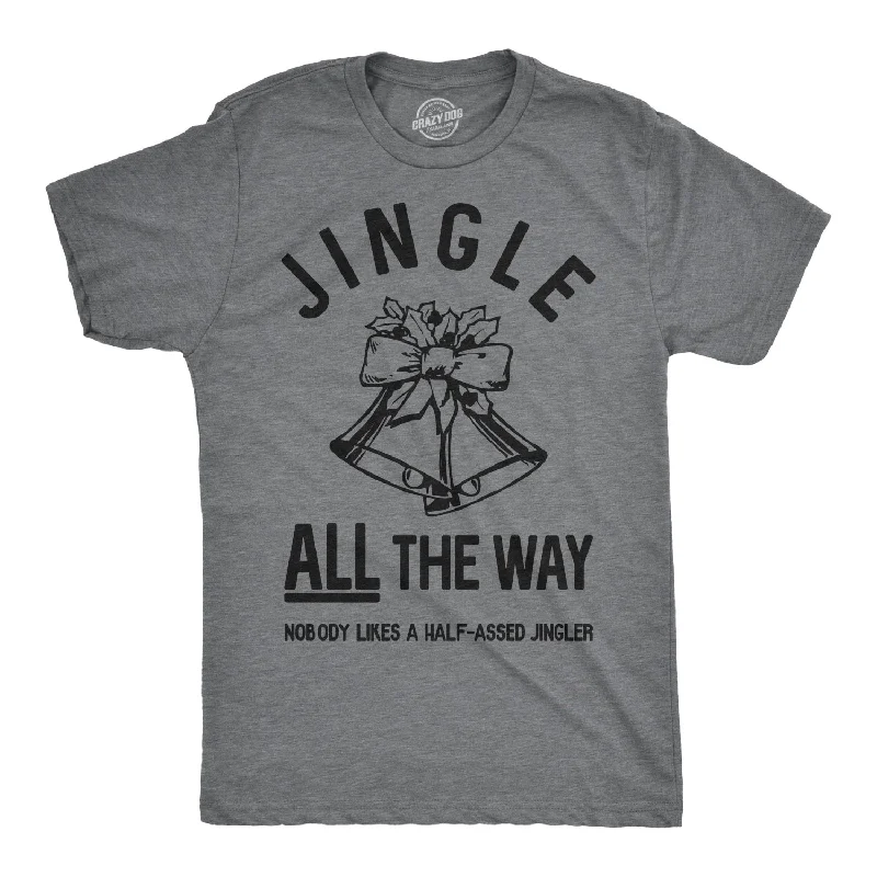 Men's breathable workout t-shirt-Jingle All The Way Men's T Shirt