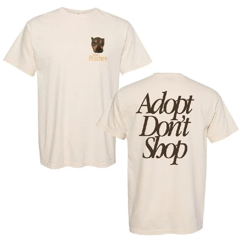 Men's retro-inspired t-shirt-Adopt Don’t Shop Tee