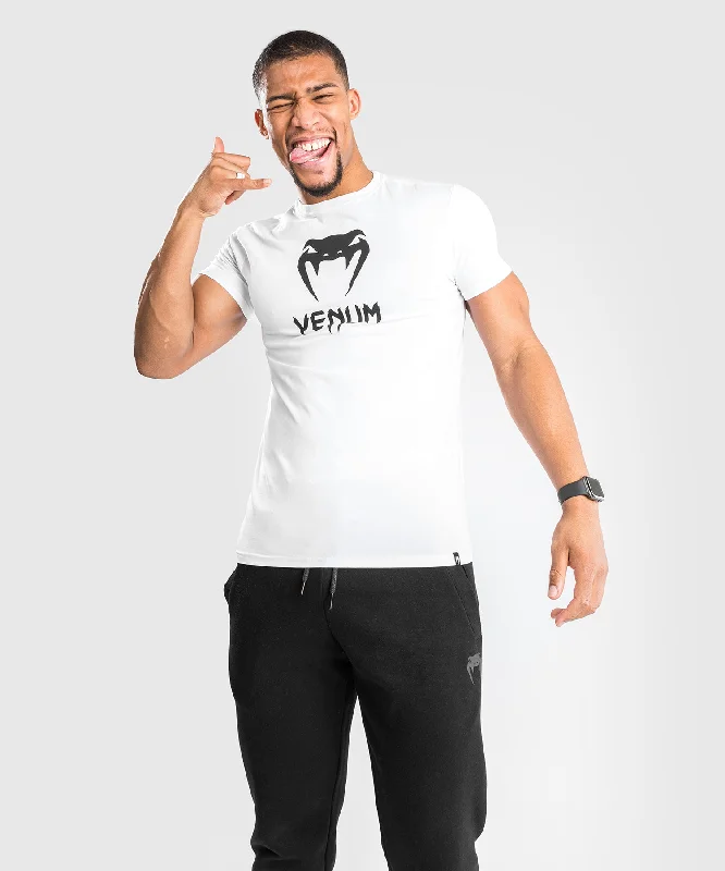 Men's wrinkle-resistant t-shirt-Venum Classic T-shirt - White