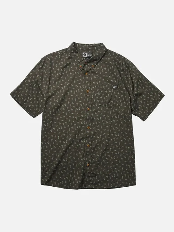 Men's antibacterial travel wear shirt-Coastal S/S Woven Shirt