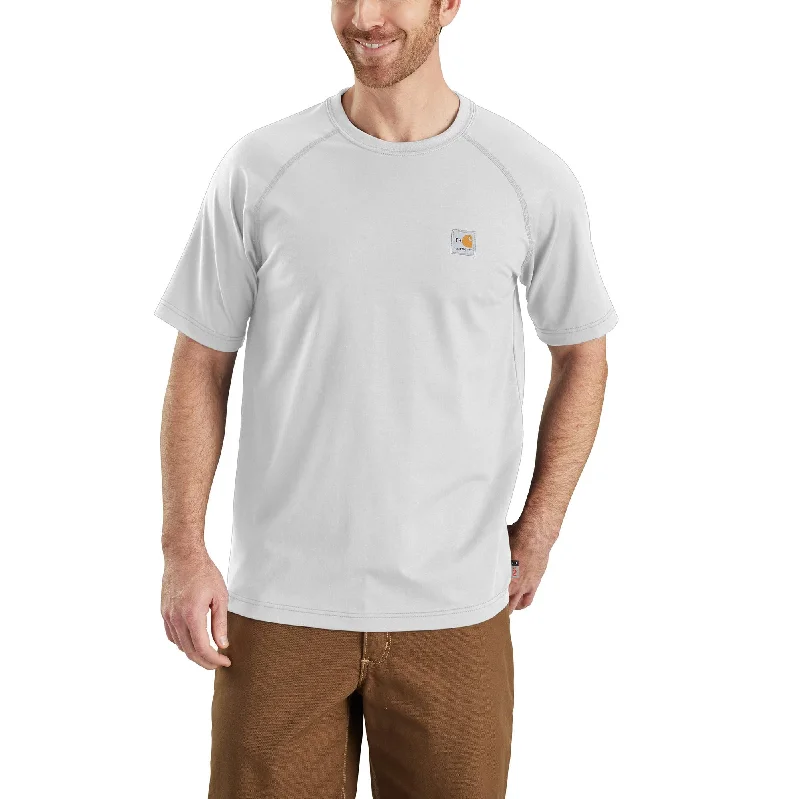 Men's eco-friendly bamboo t-shirt-Carhartt Men's Flame Resistant Force Short Sleeve T-Shirt