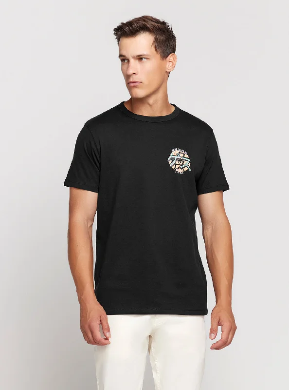 Men's relaxed fit t-shirt-Eco Black California Dragon T-Shirt