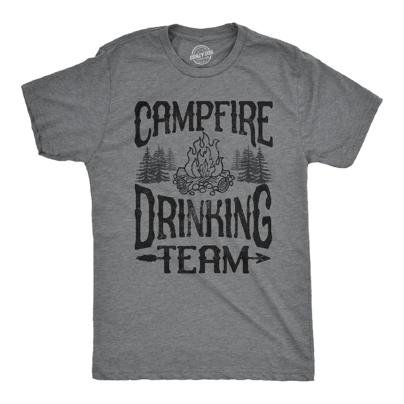 Men's UV-protection t-shirt-Campfire Drinking Team Men's T Shirt