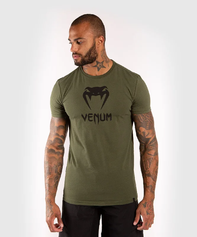 Men's vintage wash t-shirt-Venum Classic T-shirt - Khaki