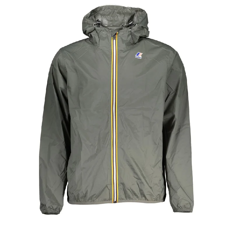 Men's breathable utility jacket-K-WAY  Polyamide Men's Jacket