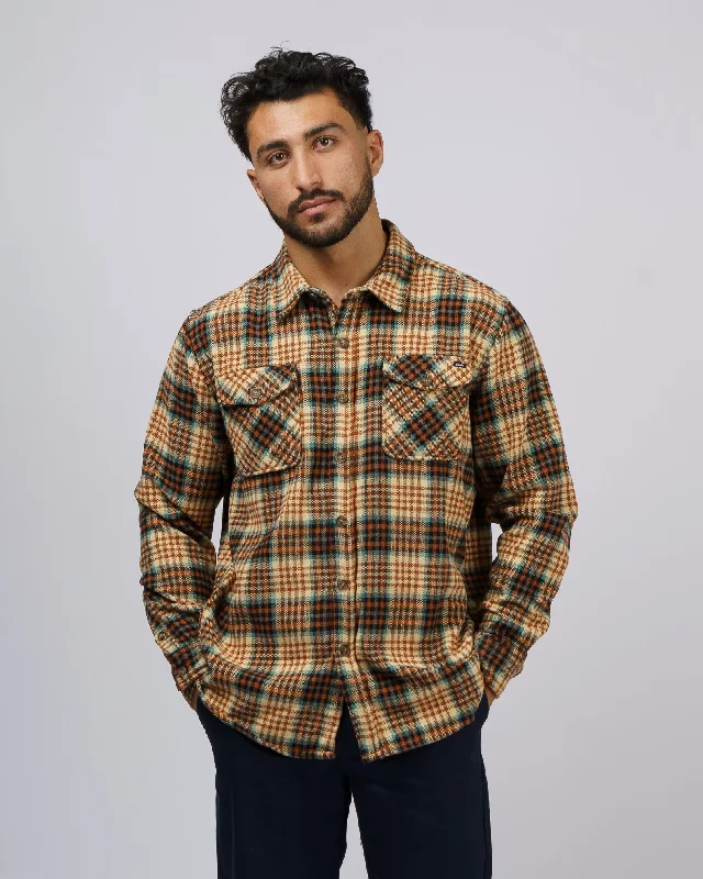 Men's comfortable gym wear shirt-Nola Flannel