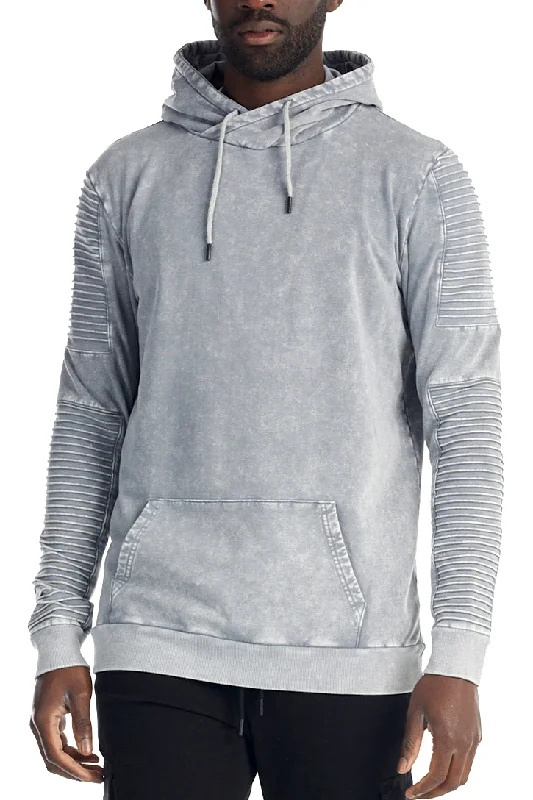 Men's lightweight hoodie-nANA jUDY Mens Montana Hood Light Acid Grey